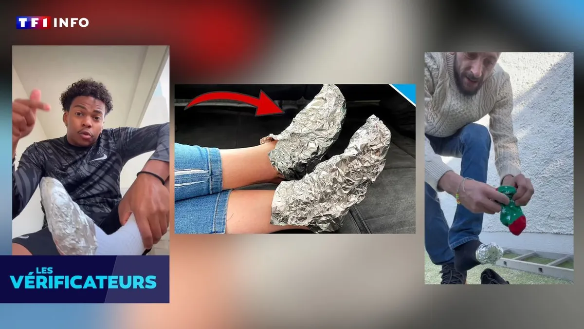 Alufolie an den Füßen: wirksamer Kälteschutz oder riskante Idee?